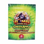 Bomb Edibles – 500mg THC Hard Candy – Green Apple
