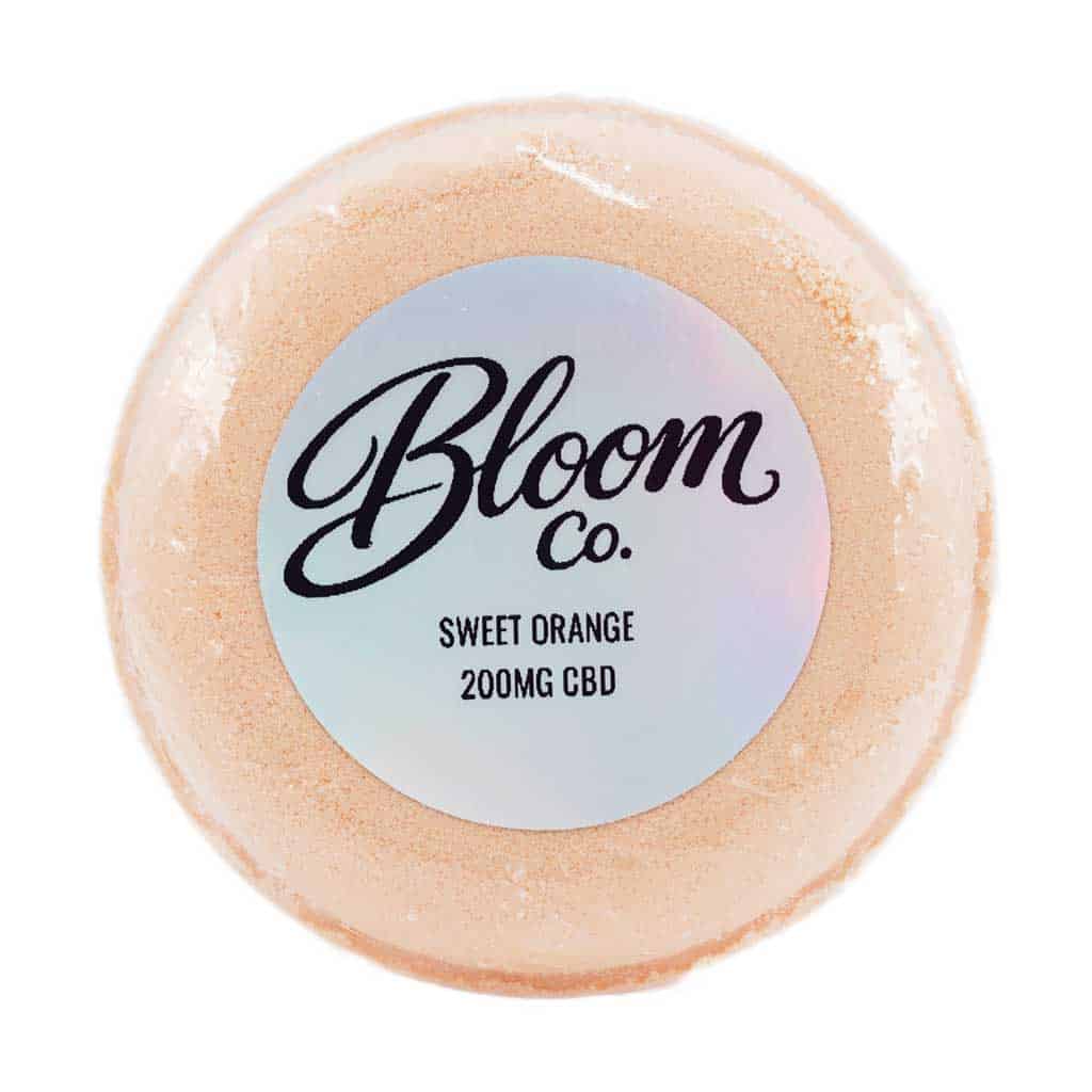 Bloom Co. – Sweet Orange Bathbomb – 200MG CBD - Image 1