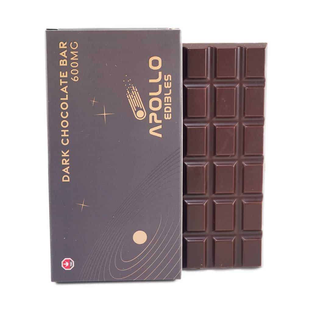 Apollo Edible Chocolates – Dark Chocolate Bar – 600MG THC - Image 1