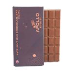 Apollo Edible Chocolates – Hazelnut Milk Chocolate Bar – 600MG THC