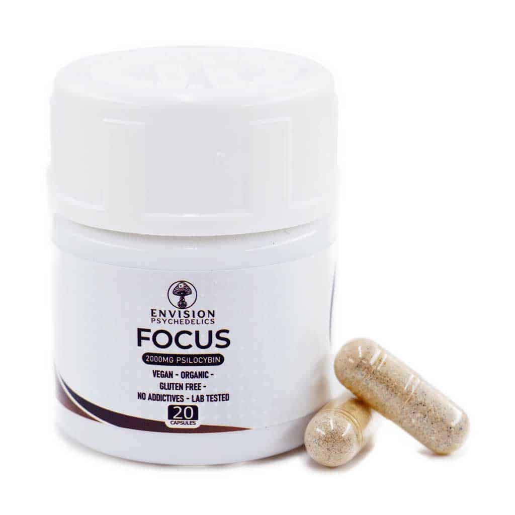 ENVISION™️ FOCUS – Microdose Capsules 2000mg Psilocybin - Image 1