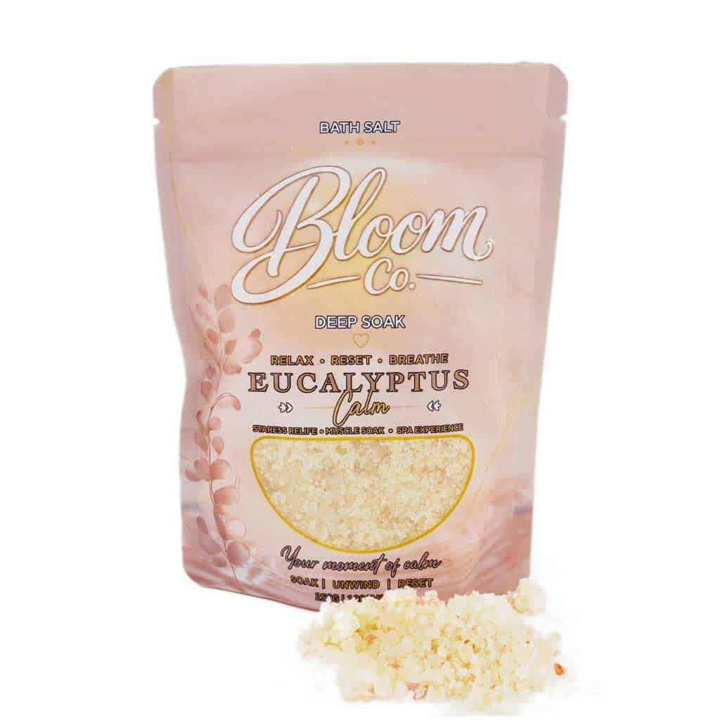 Bloom Co. – Eucalyptus Bath Salts – 1000MG CBD - Image 1