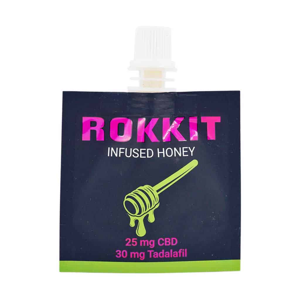 ROKKIT GREEN – Honey – 25 mg CBD + 30 mg Tadalafil - Image 1