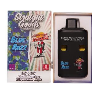 Straight Goods – Dual Chamber Vape – Northern Lights + Durban Poison (3 Grams + 3 Grams) - Image 1