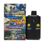 Burn Extracts – Dual Chamber Disposable Vape – Blueberry Cheese + AMG (3+3 Gram)