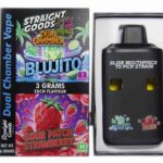 Straight Goods – Dual Chamber Vape – Blujito + Sour Patch Strawberry (3 Grams + 3 Grams)