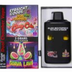 Straight Goods – Dual Chamber Vape – Cherry Cola + Guava Lava (3 Grams + 3 Grams)