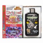Straight Goods – Dual Chamber Vape – Christmas Series – Cherry Pine Nog + Cranberry Frost (3 Grams + 3 Grams)