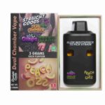 Straight Goods – Dual Chamber Vape – Grape Stank + Peach Ozz (3 Grams + 3 Grams)