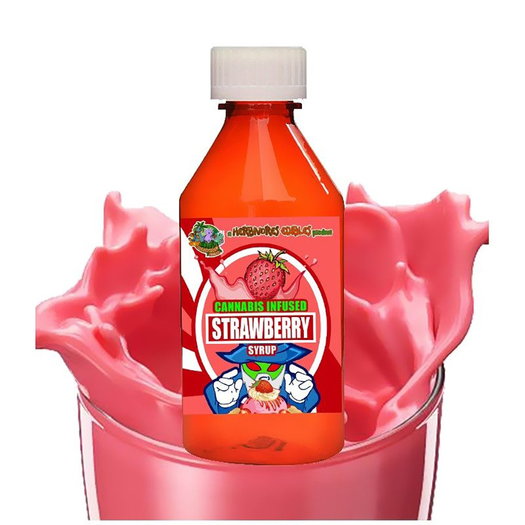 Herbivore Edibles – Strawberry Syrup (THC) - Image 1