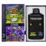 Straight Goods – Dual Chamber Vape – Lemonade + Blueberry Cookies (3 Grams + 3 Grams)