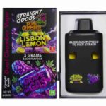 Straight Goods – Dual Chamber Vape – Lisbon Lemon + Grape Gas (3 Grams + 3 Grams)