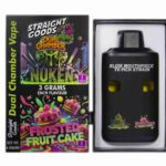 Straight Goods – Dual Chamber Vape – Nuken + Frosted Fruit Cake (3 Grams + 3 Grams)