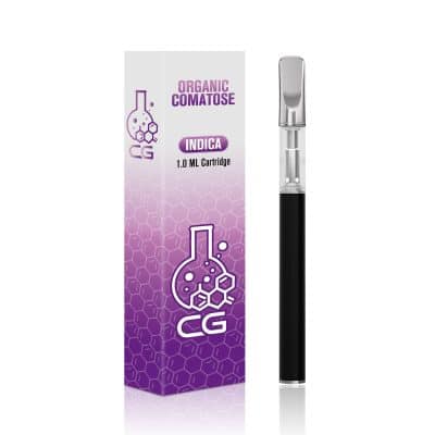 CG Extracts Premium Concentrates Disposable Pen – Organic Comatose 1ML - Image 1