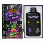 Straight Goods – Dual Chamber Vape – Saskatoon Berries + Tripy Tropy (3 Grams + 3 Grams)