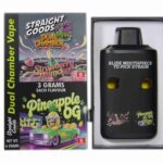 Straight Goods – Dual Chamber Vape – Strawberry Mimosa + Pineapple OG (3 Grams + 3 Grams)