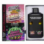 Straight Goods – Dual Chamber Vape – Strawberry Cheesecake + Sweet Watermelon (3 Grams + 3 Grams)