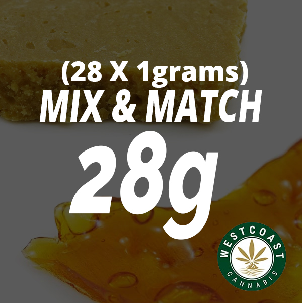 Multi Pack (Budder, Live Resin, Shatter, Crumble, Wax, Caviar) – 28g – 28 x 1g - Image 1