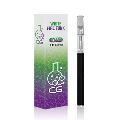 CG Extracts Premium Concentrates Disposable Pen – White Fire Funk 1ML - Image 1